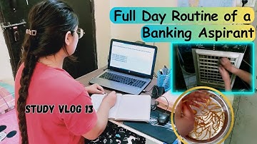 Full day of banking aspirant. My study routine. #studyvlog #studyroutine #banking #sbi #ibps #rbi