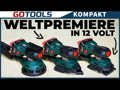 The specialists for all corners, edges and surfaces? Metabo 12V grinders and sanders in the test!