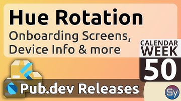 Flutter Color Tone Circle, Onboarding & more - WEEK 50 - PUB.DEV RELEASES