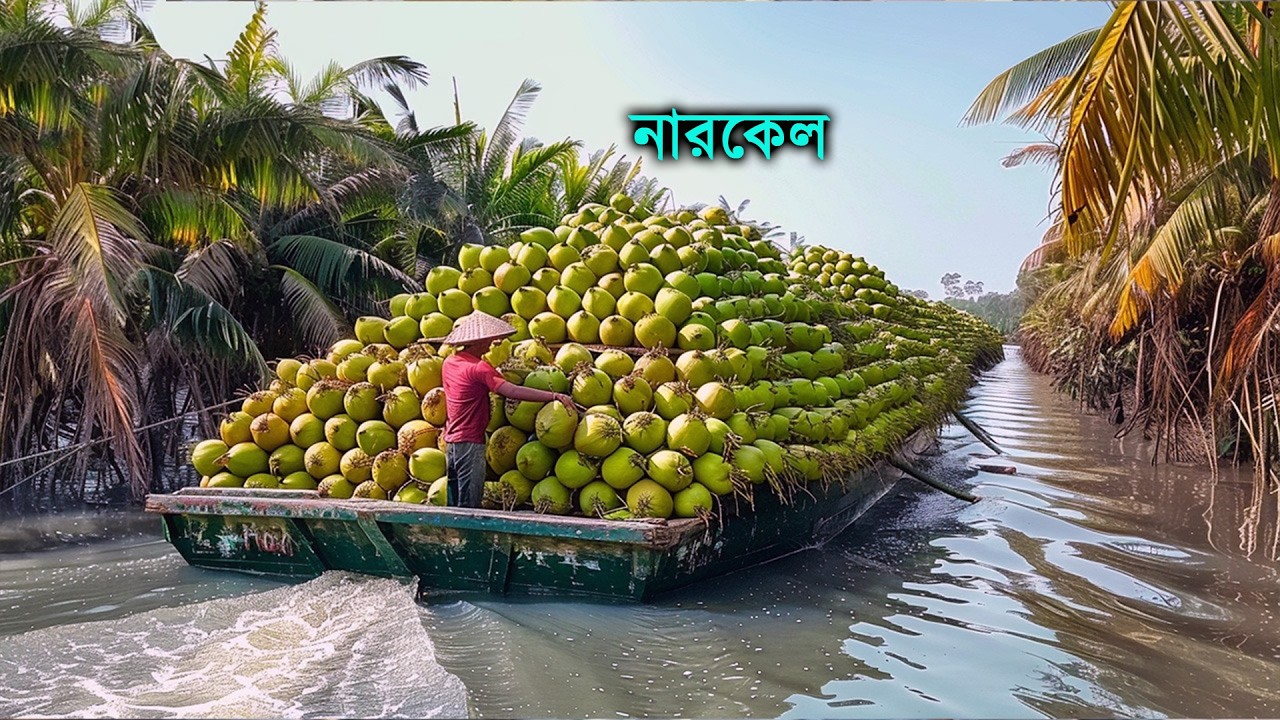 সাধারণ নারকেল থেকে কোটি টাকার ড্রিংকস! দেখুন অবাক করা ফ্যাক্টরি প্রসেস,