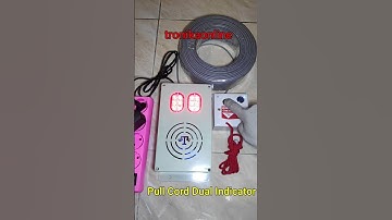 PULL CORD DUAL INDICATOR Emergency Alarm Set Panic Button 220V PCDI