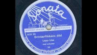 Lapp-Lisa med orkester - Drinkarflickans död chords