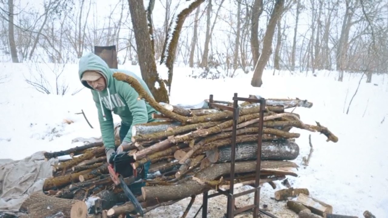 Мини стойка для распила дров.