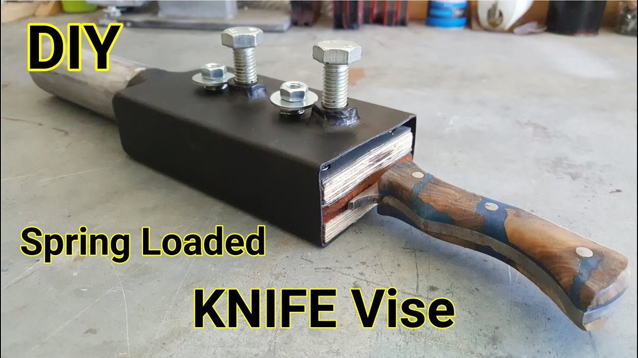 DIY Knife Holding Vise YouTube