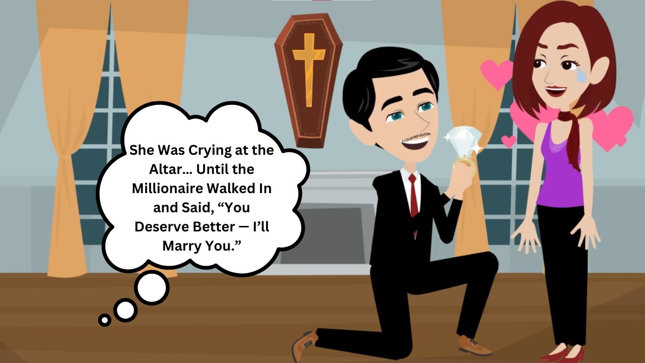 She Was Crying at the Altar… Until the Millionaire Walked In and Said, “You Deserve Better...