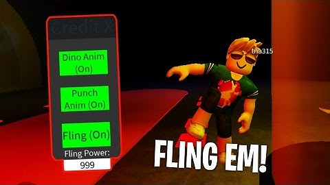 [ FE ] Dino Fling Script Troll | Roblox Exploiting