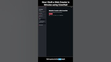 I Built a Web Crawler in MINUTES with Crawl4AI