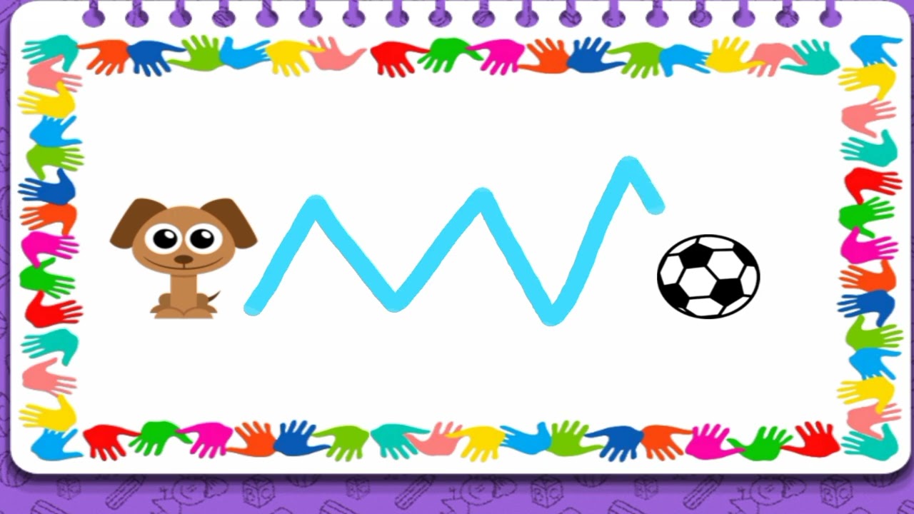 تعلم الخطوط الهندسية للاطفال| انواع الخطوط الهندسية لتعليم للاطفال مستوى تمهيدي تحضيري