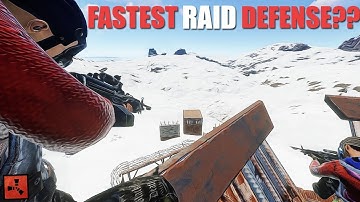 Rust - LONG and INTENSE RAID+FASTEST RAID DEFENSE??? (Part 3/3)