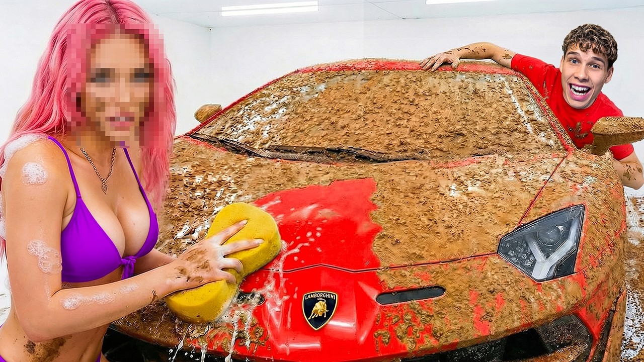 ¡Limpia el coche deportivo y quédate con él!
