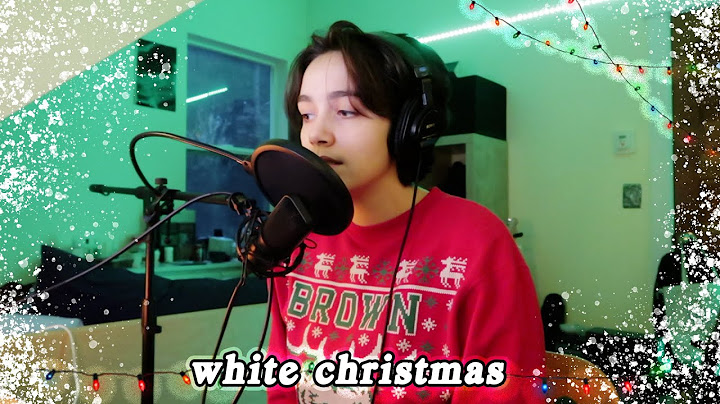White Christmas Cover version - Cover performance video thumbnail