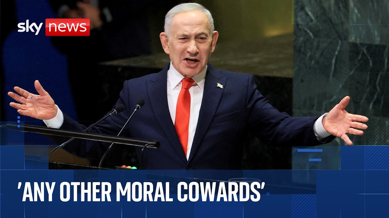 Netanyahu gives speech at UN General Assembly