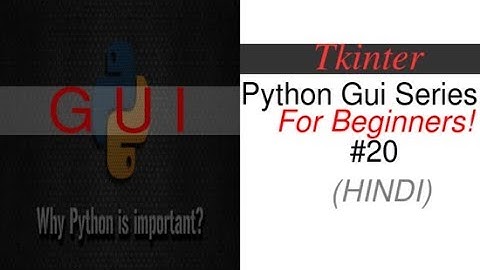 Python-Gui Series, Problem Solve Multi Checkbox HINDI (Part 20)