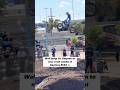 He SENT This Daytona Wall Jump Way TOO FAR! #dirtbike#motocross#racing#fyp#iphone#viral#bike#rider