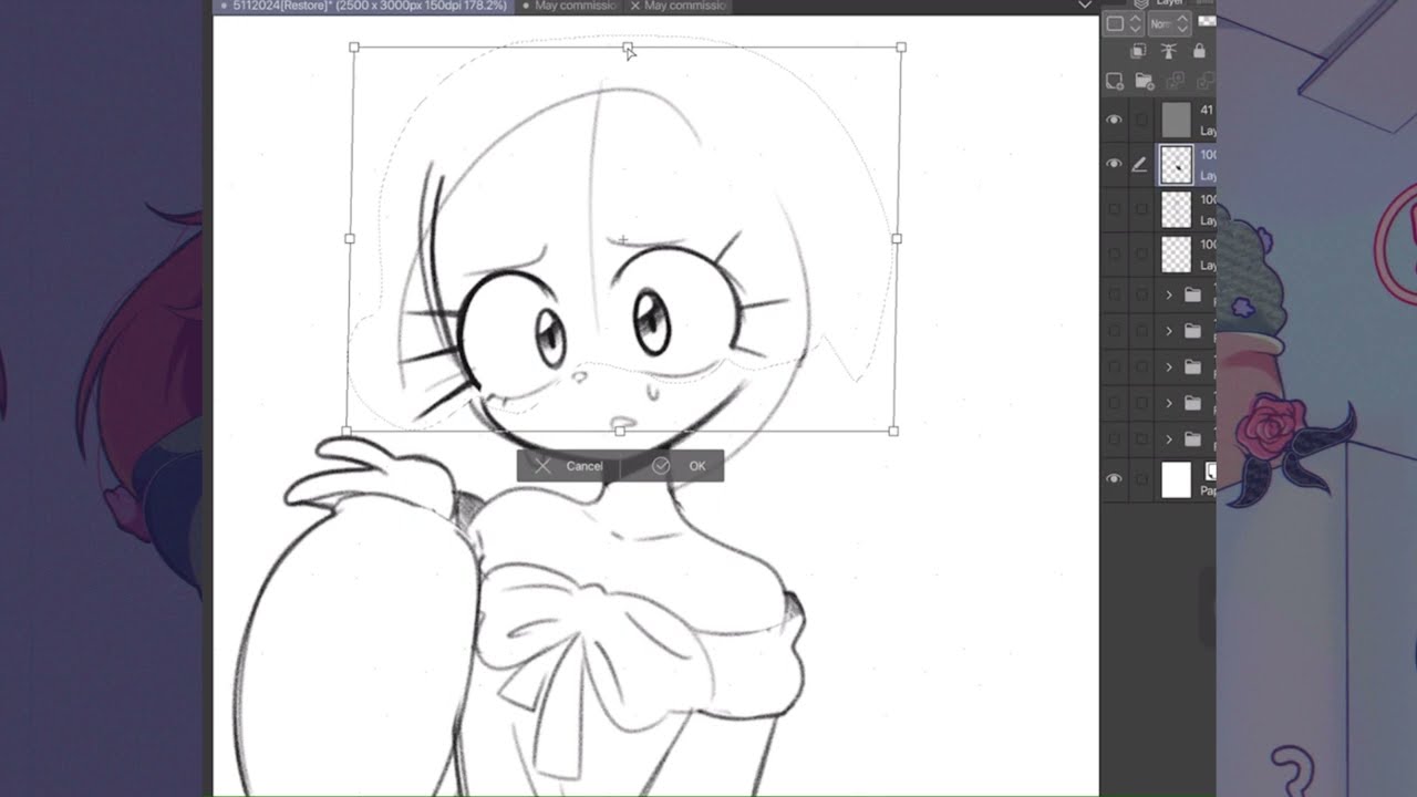 Doodle style on ipad with CSP (REAL TIME + NO MUSIC) (read description)