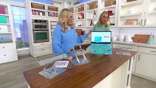 Limitless Acrylic Rotating Laptop and Tablet Stand on QVC