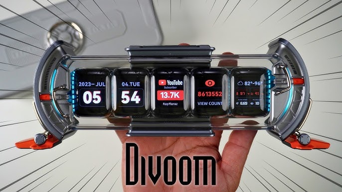 Horloge numérique Divoom Times Gate
