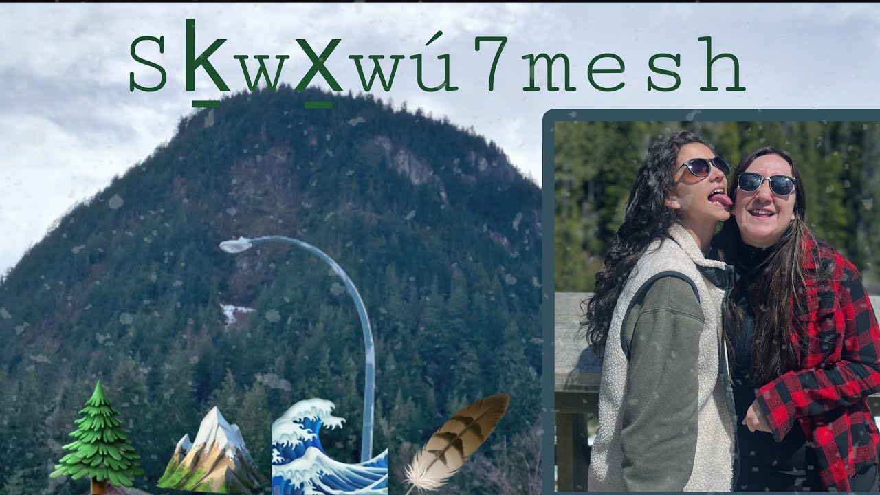 Visiting my cousin in Sḵwx̱wú7mesh 🌲