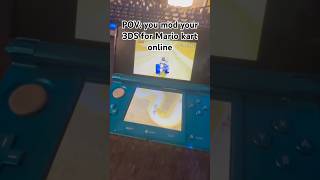 Modding your 3DS for Mario kart 7 online… #fyp #3ds #mariokart #mariokart7
