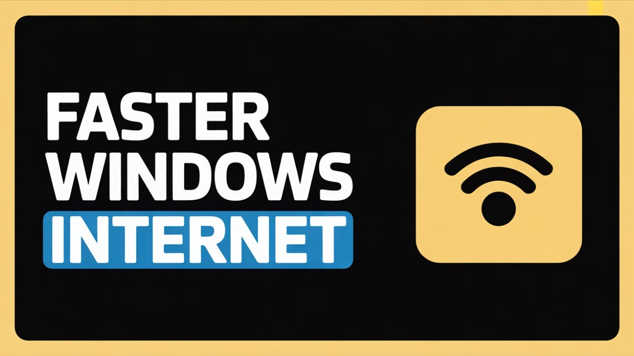 Window Boost Network Speed How To Speed Up Any Internet Connection On Windows | Boost Speed ...