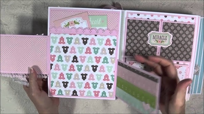 Baby Girl Mini Scrapbook Album August 2015 *SOLD* 