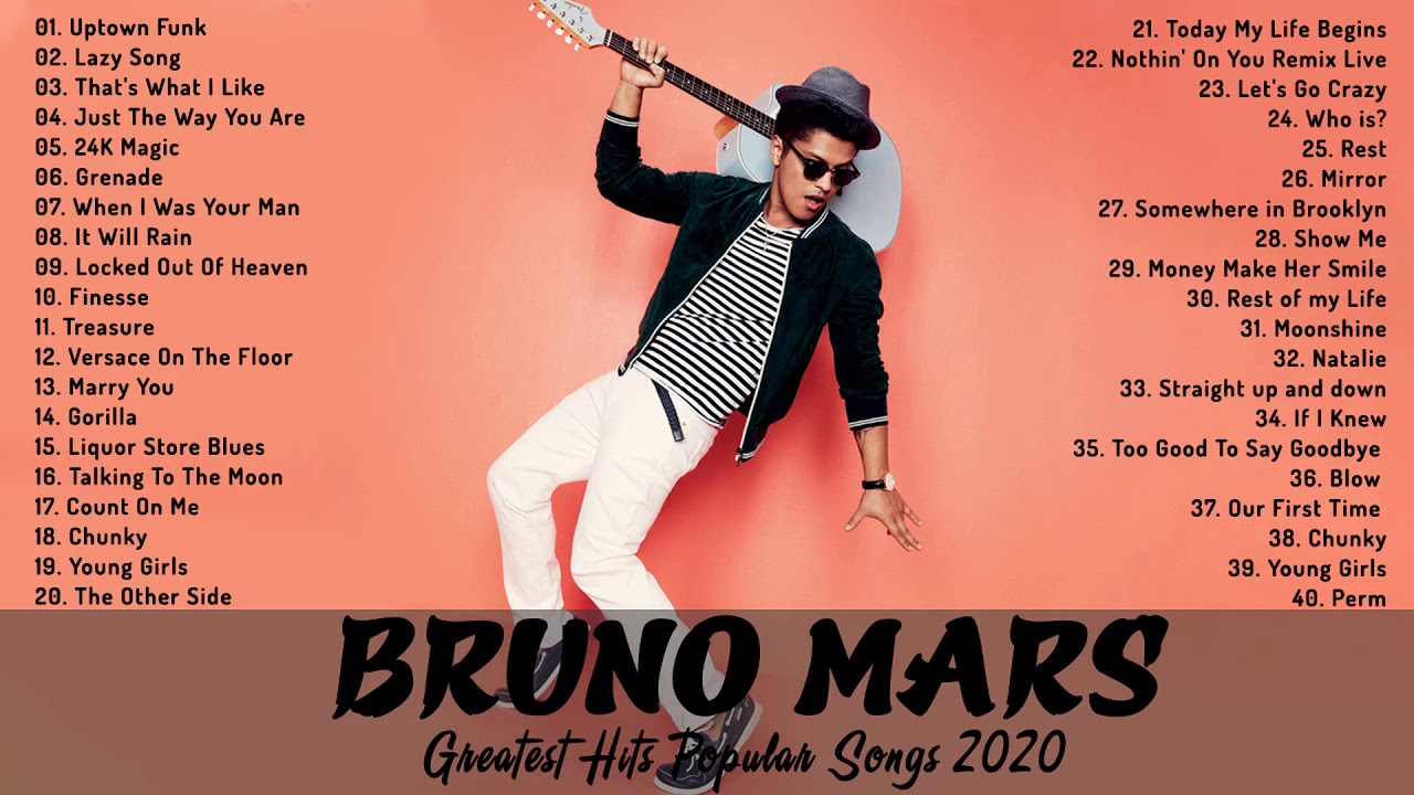 Bruno Mars Greatest Hits Full Album 2020 Best Songs Of Bruno Mars