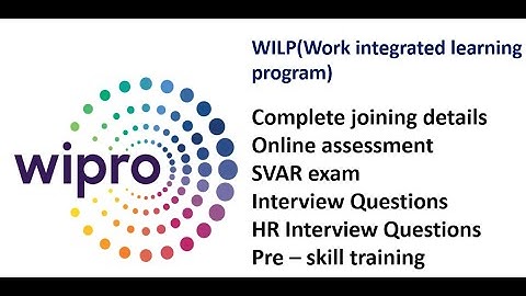 Wipro WILP complete details|| Online assessment|| SVAR round|| Interview Questions|| HR interview