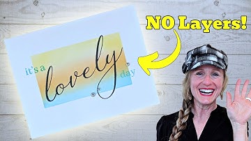 Try this!  Background Masking Technique for gorgeous handmade cards!