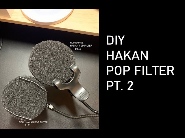 Hakan Pop Filter ( ハカンポップフィルター ) DIY Hakan Pop Filter Part 2 (Stand included) - YouTube