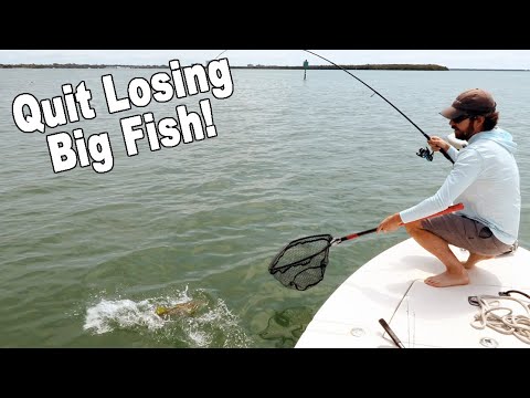 How To Use A Net To Land Fish (And Stop Losing Them At The Boat) 