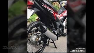 Cinematic santai Honda Sonic 150r❗full titanium Dan full kevlar😲