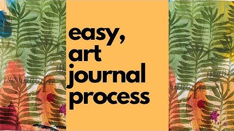 Grid Art Journaling | Easy Way to Make Collage Art