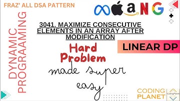 3041. Maximize Consecutive Elements in an Array After Modification |  Bottom-UP | FRAZ