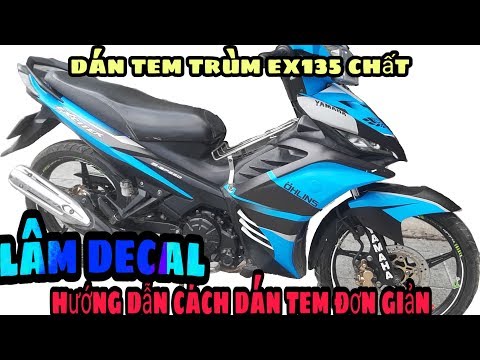 Video Exciter135 trầy xướt sau khi dán tem trùm sẽ NTN . - youtube