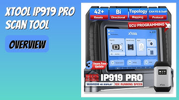 REVIEW (2025): XTOOL IP919 PRO Scan Tool. Features.
