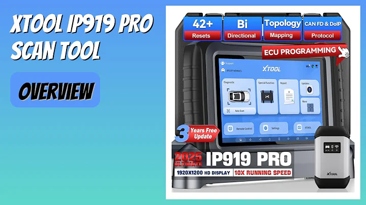 REVIEW (2025): XTOOL IP919 PRO Scan Tool. Features.