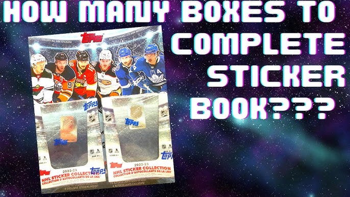 2020-2021 NHL Sticker Display Box