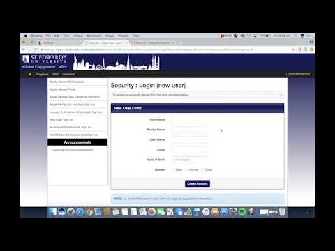 How To Make An Account on Our Study Abroad Portal