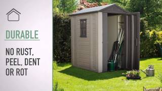 Factor 4x6  | Plastic sheds | Keter