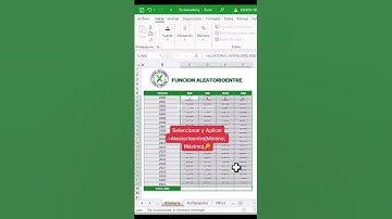 ALEATORIO.ENTRE: Genera Números Aleatorios Como un Experto.