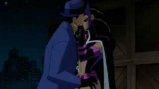 Huntress and question's kiss from justice league unlimited the episode
"double date."