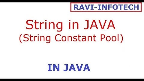 Java 10 Tutorials || How to work with String (STRING CONSTANT POOL)