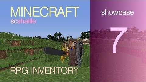 EN Minecraft mods: RPG Inventory Mod Showcase