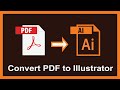 How to edit PDF files in illustrator (All Pages)