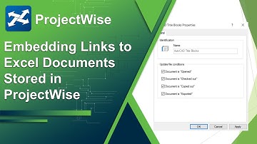 Embedding Links to Excel Documents Stored in ProjectWise