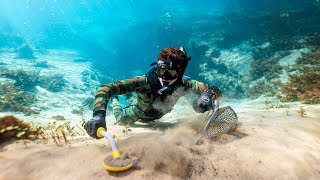 Found Lost Jewelry While Metal Detecting Underwater in Clear Water! (Best Finds of Jan.) | DALLMYD