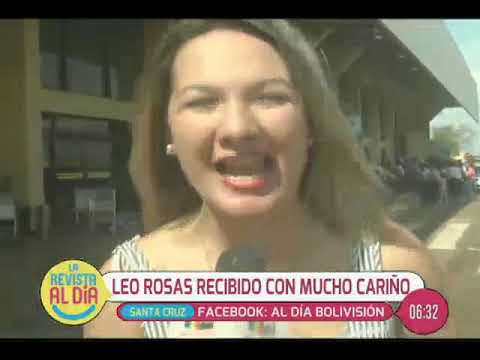 Leo Rosas llegó a Santa Cruz informaciones diario