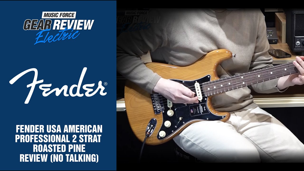 Fender USA American Professional 2 Roasted Pine Stratocaster Review (No Talking)