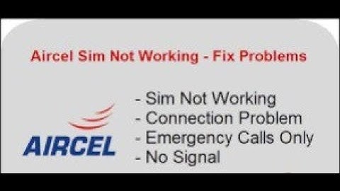 Aircel UPC/MNP/Port out | Networt problem solved