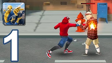 Spider Hero: Superhero Fighting - Gameplay Walkthrough Episode 1 (Android)